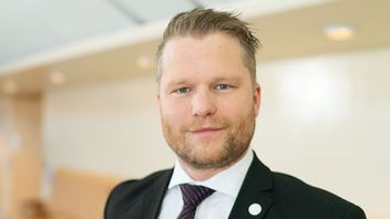 Alexander Christiansson. Foto: Pressbild Sverigedemokraterna.