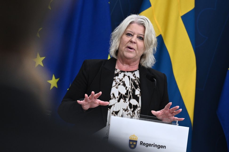 Socialtjänstminister Camilla Waltersson Grönvall (M). Arkivbild. Claudio Bresciani/TT