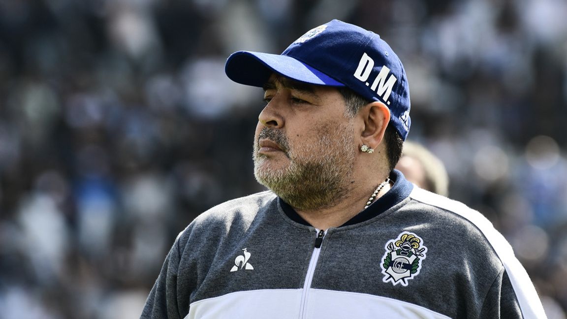 Diego Maradona år 2019. Arkivbild. Foto: Gustavo Garello/AP/TT