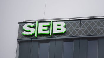 Skylt på SEB kontor i Solna. Foto: Viktoria Bank / TT /