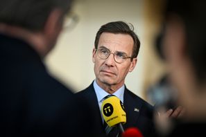 Statsminister Ulf Kristersson ska delta i ett möte i Paris på torsdag om Ukrainakriget. Pontus Lundahl/TT