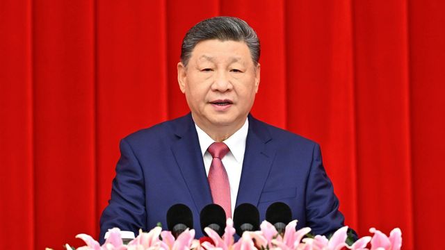 Xi Jinping ser Taiwan som en del av ”Ett Kina”-politiken. Foto: Yan Yan/AP/TT