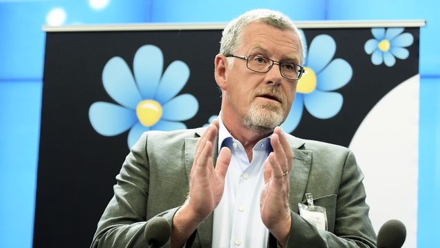 Thomas Morell (SD) hoppas att Socialdemokraterna kommer att ta hans utsträckta hand. Foto: Janerik Henriksson/TT 