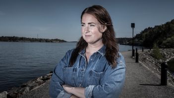 Wiesner målar upp en mörk värld av ny kolonialism. Foto:Magnus Hjalmarson Neideman/SVD/TT 