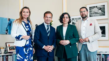 Tidöpartiledarna, Foto: Meta