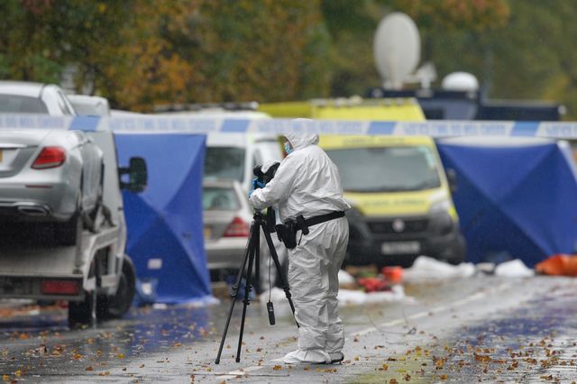 Attacken inträffade utanför en synagoga i torsdags. Ian Hodgson/AP/TT