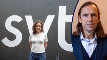 Statstelevisionens vd Hanna Stjärne. Foto: Ali Lorestani/TT