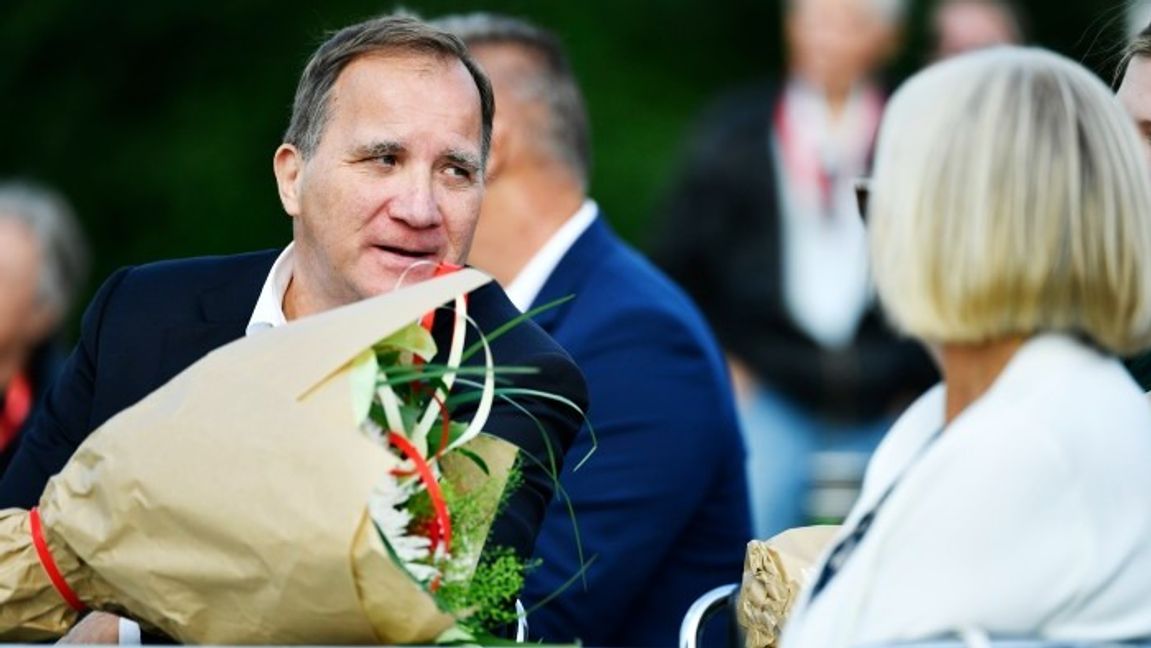 Stefan Löfven kommer att avgå till hösten. Foto: Henrik Montgomery/TT