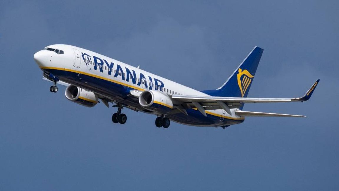 Boeing 737-800 tillhörande Ryanair. Arkivbild. Foto: Johan Nilsson / TT