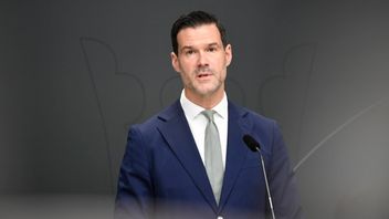 Johan Forssell vill införa skärpta regler tidigare än planerat.Foto: Viktoria Bank/TT.