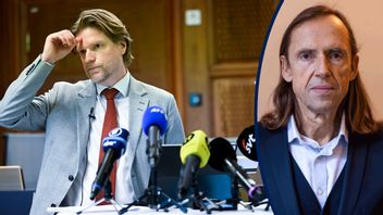 Chefsrådman Måns Wigén på pressträffen efter att domen mot bröderna Kia meddelats. Foto: Pontus Lundahl/TT