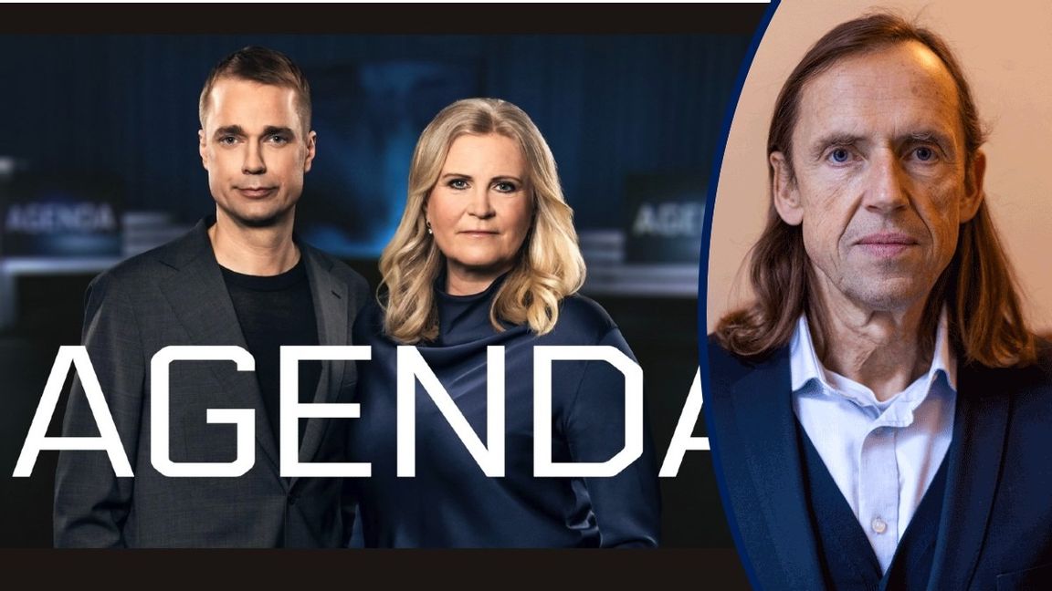 Agenda i SVT – enligt socialdemokrater en regeringstrogen spridare av högerpropaganda. Foto: Skärmbild från SVT.