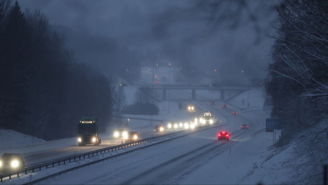 Det kan bli besvärligt i trafiken på sina håll. Arkivbild. Foto: ADAM IHSE/TT