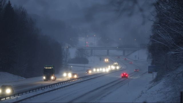 Det kan bli besvärligt i trafiken på sina håll. Arkivbild. Foto: ADAM IHSE/TT
