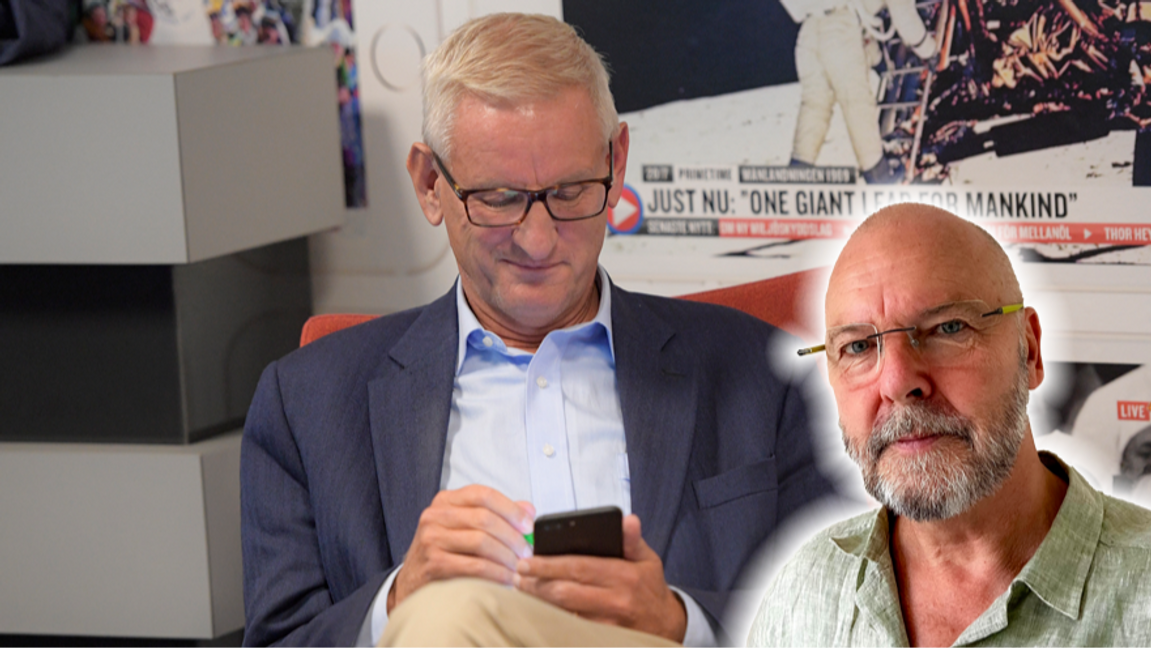 Carl Bildt förbereder nästa genidrag på X. Foto: Maja Suslin/TT