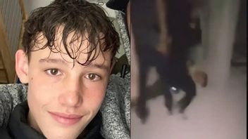 17-årige Louis misshandel filmades av gärningsmännen. Foto: Skärmavbild X