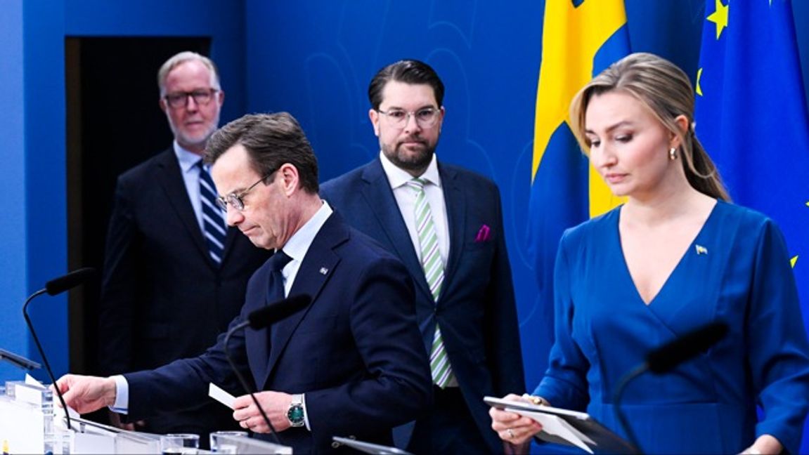 Tidöpartierna behöver statuera exempel skriver John Gustavsson. Foto: Jessica Gow/TT