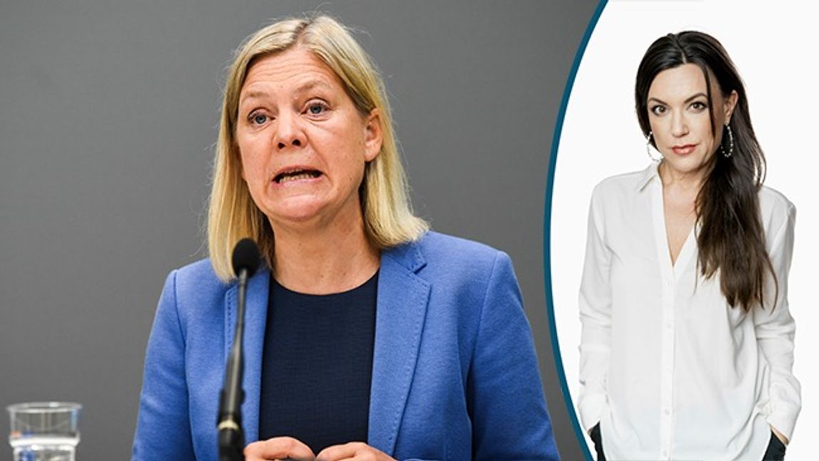 Magdalena Andersson beskrivs tvär, besvärlig och långsint. Inget som gynnar ett parti, skriver Carolin Dahlman. Foto: Fredrik Sandberg/Karl Gabor