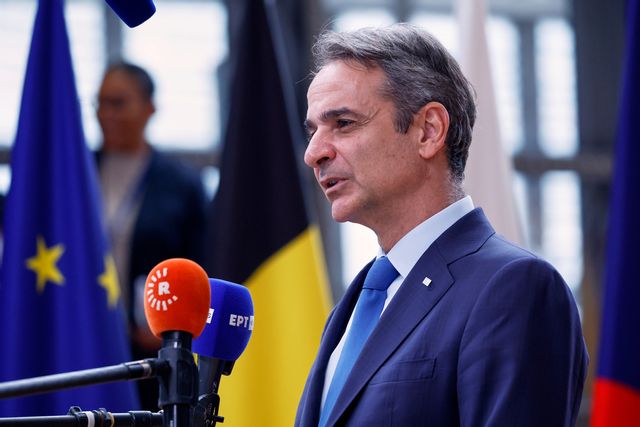 Greklands premiärminister Kyriakos Mitsotakis. Bild tagen tidigare i år. Foto: Omar Havana/AP/TT