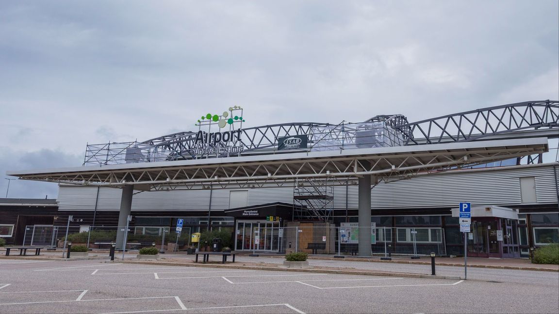 Sundsvall-Timrå Airport. Foto: Caisa Rasmussen/TT