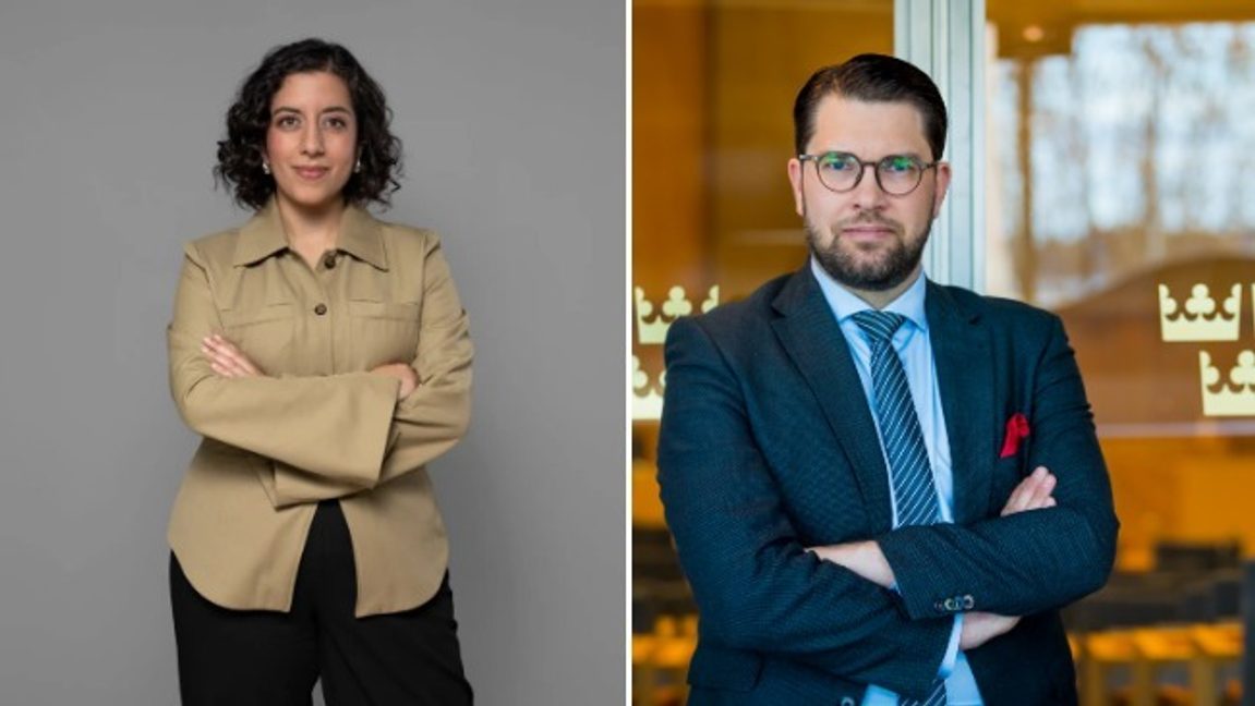 Jimmie Åkesson Pressbild SD: / Simona Mohamsson (L) Pressbild Liberalerna.