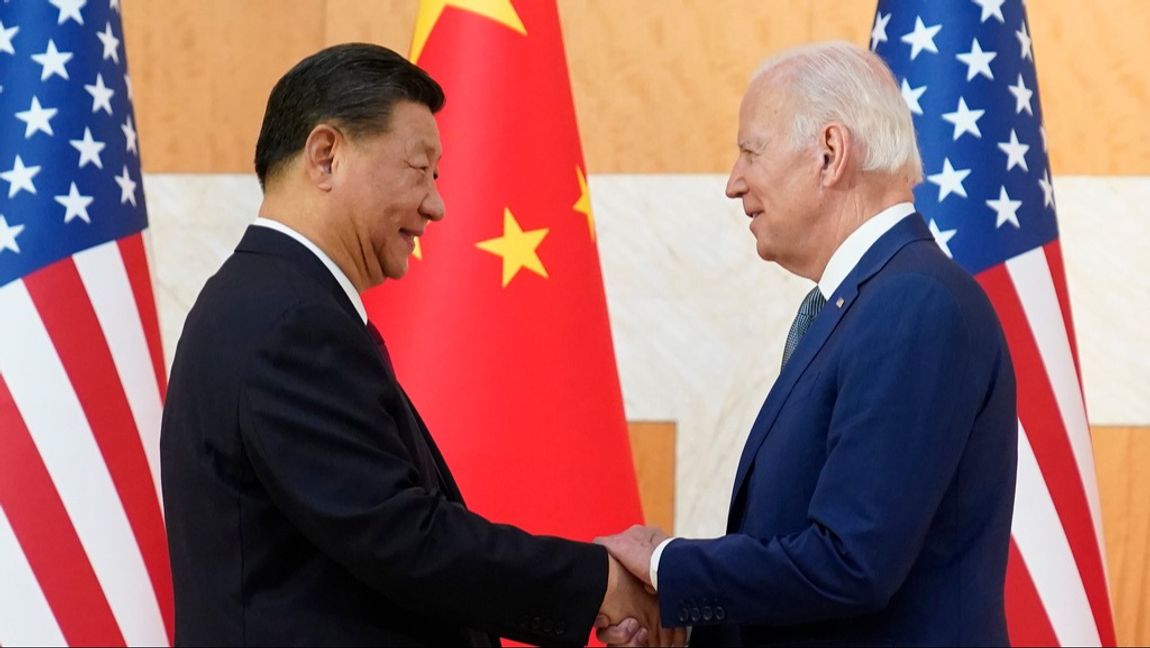 Kinas president Xi Jinping och USA:s motsvarighet Joe Biden uppges ha träffat en överenskommelse om fentanyl. Arkivbild. Foto: ALEX BRANDON/AP/TT