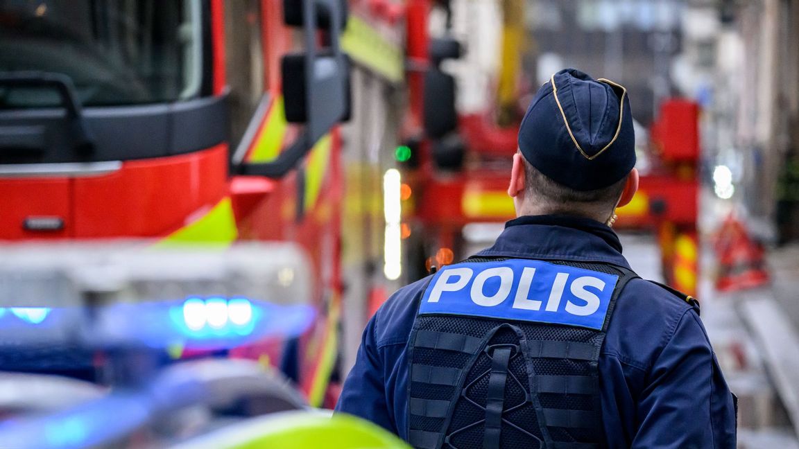 Polisen kunde gripa den misstänkta kvinnan efter en rutinmässig personkontroll i Nässjö. Foto: Johan Nilsson/TT