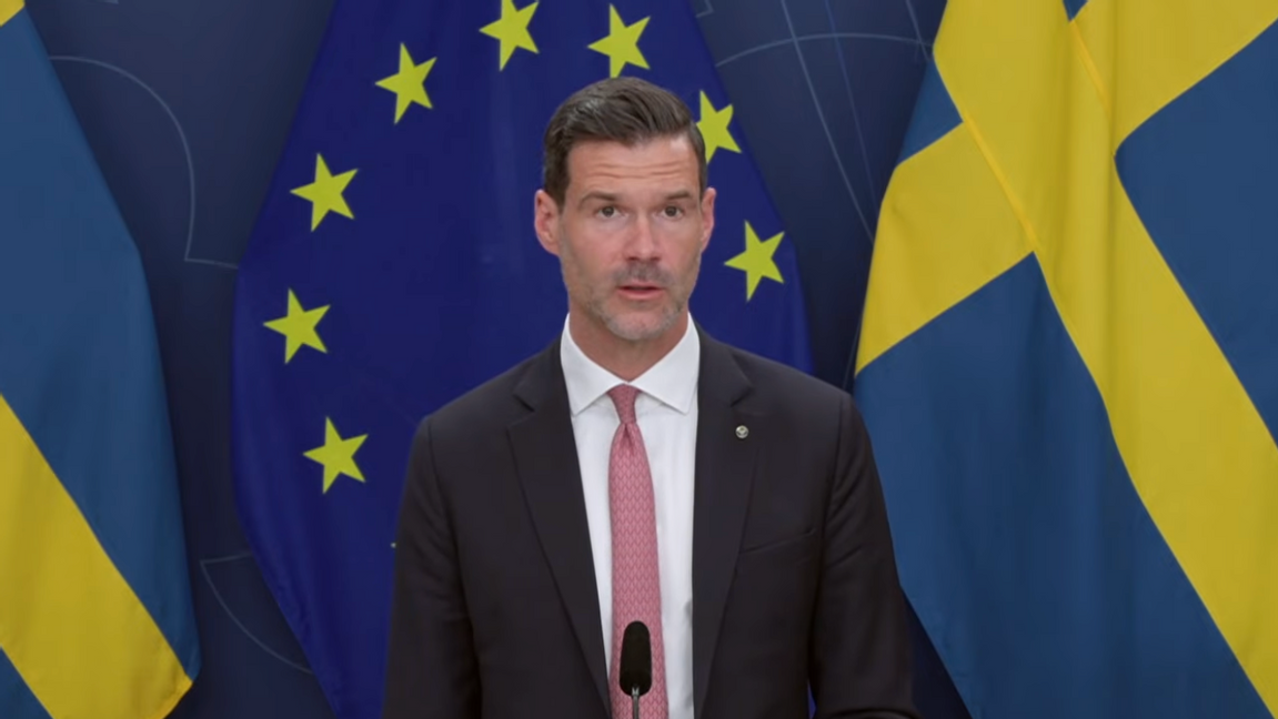 Migrationsminister Johan Forssell (M). Foto: Regeringskansliet