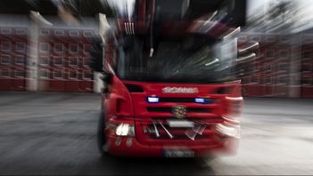 Räddningstjänsten ryckte under natten ut till en brand i Emmaboda. Arkivbild. Foto: Pontus Lundahl/TT