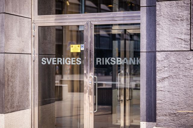 Riksbanken lämnade styrräntan oförändrad – och börsen backade. Arkivbild. Foto: Magnus Lejhall/TT