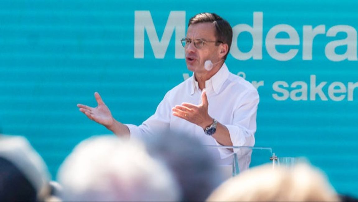 Moderaterna, med partiledaren Ulf Kristersson, fick fler röster i samtliga 56 landsbygdskommuner. Foto: Bene Riobó, CC BY-SA 4.0.