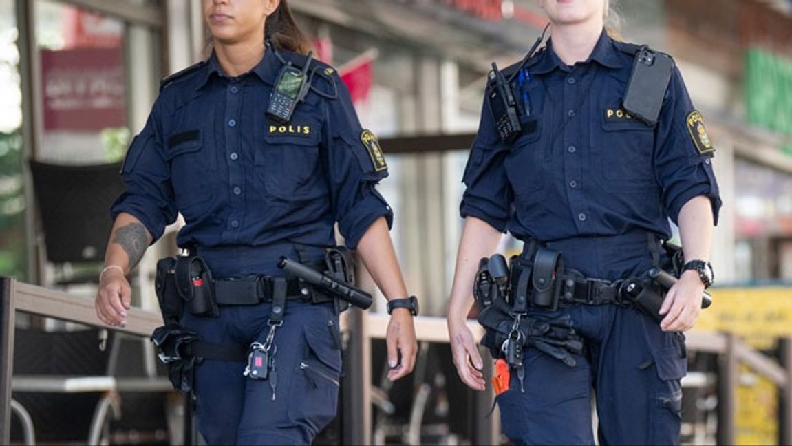 Svensk och norsk polis ska kunna patrullera tillsammans. Genrebild. Foto: Fredrik Sandberg/TT. 