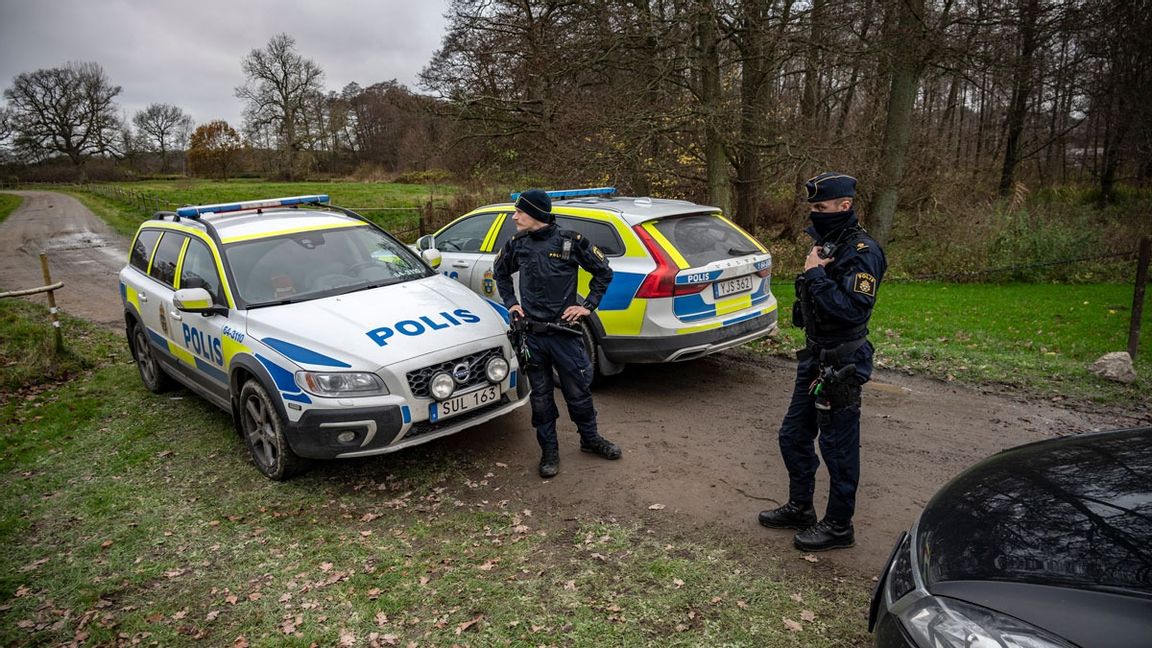 En avliden person hittades i närheten av Bökeberg, som misstänks vara den försvunna Beata Ratzman. Foto: Johan Nilsson/TT