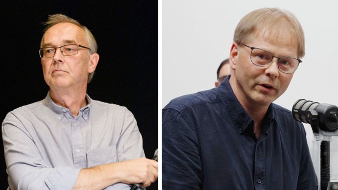 Nils Funcke och Anders Lindberg. Foto: Arild Vågen/CC BY-SA 3.0/Skärmdump via YouTube