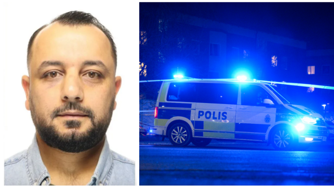 Othman Asalya, 35, är internationellt efterlyst av Interpol. Foto: Interpol/Mikael Fritzon/TT