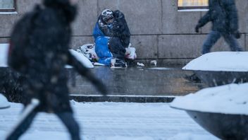 Tiggeri i bitande kyla.
Foto:  Junge, Heiko/NTB