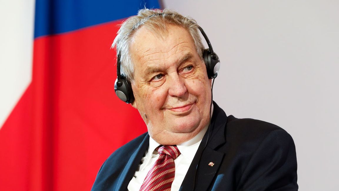 Tjeckiens president Milos Zeman. Arkivbild. Foto: Lisa Leutner/AP/TT