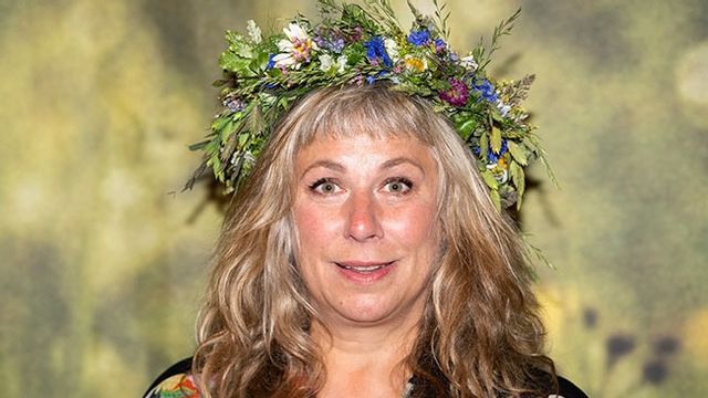Stina Wollter presenteras som Sveriges Radios sommarvärd 2019. Bild: Henrik Montgomery / TT