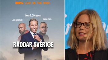 Jan Emanuel, Henrik Jönsson, Aron Flam och Jonna Sima. Foto: 100%/Bengt Oberger, CC BY-SA 4.0/Wikimedia Commons