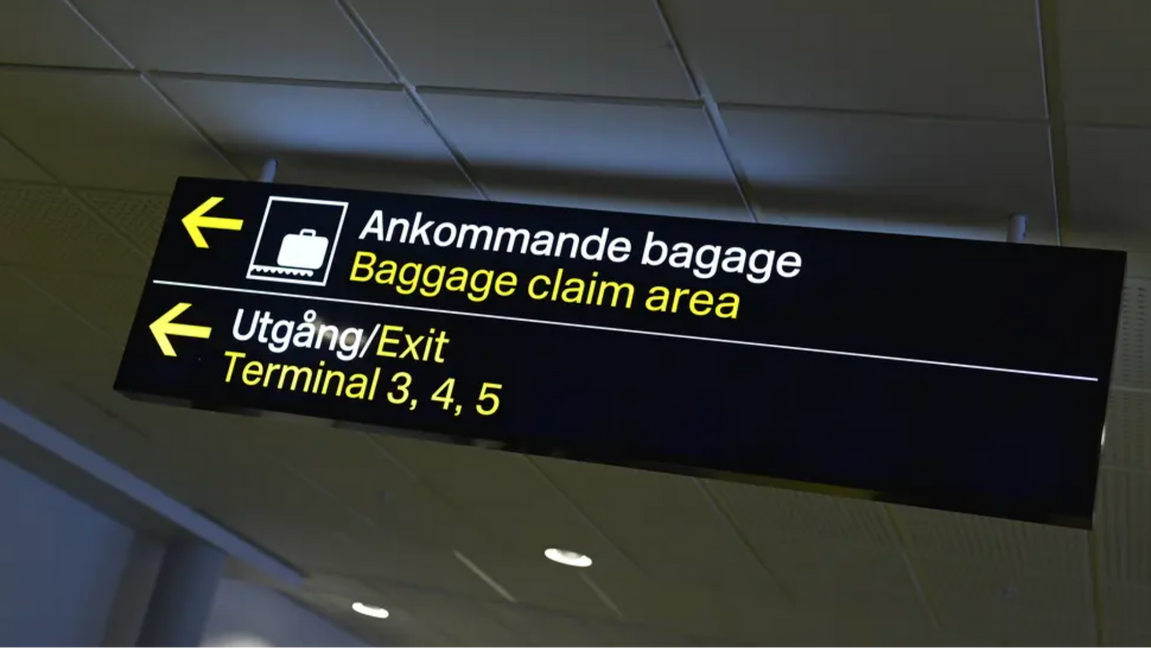 En svensk medborgare har gripits på Arlanda flygplats efter deportation från Indonesien. Foto: Oscar Olsson/TT
