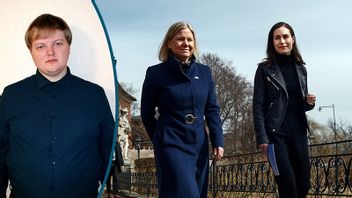 Sveriges och Finlands statsministrar höll pressträff i onsdags. Foto: Paul Wennerholm/TT