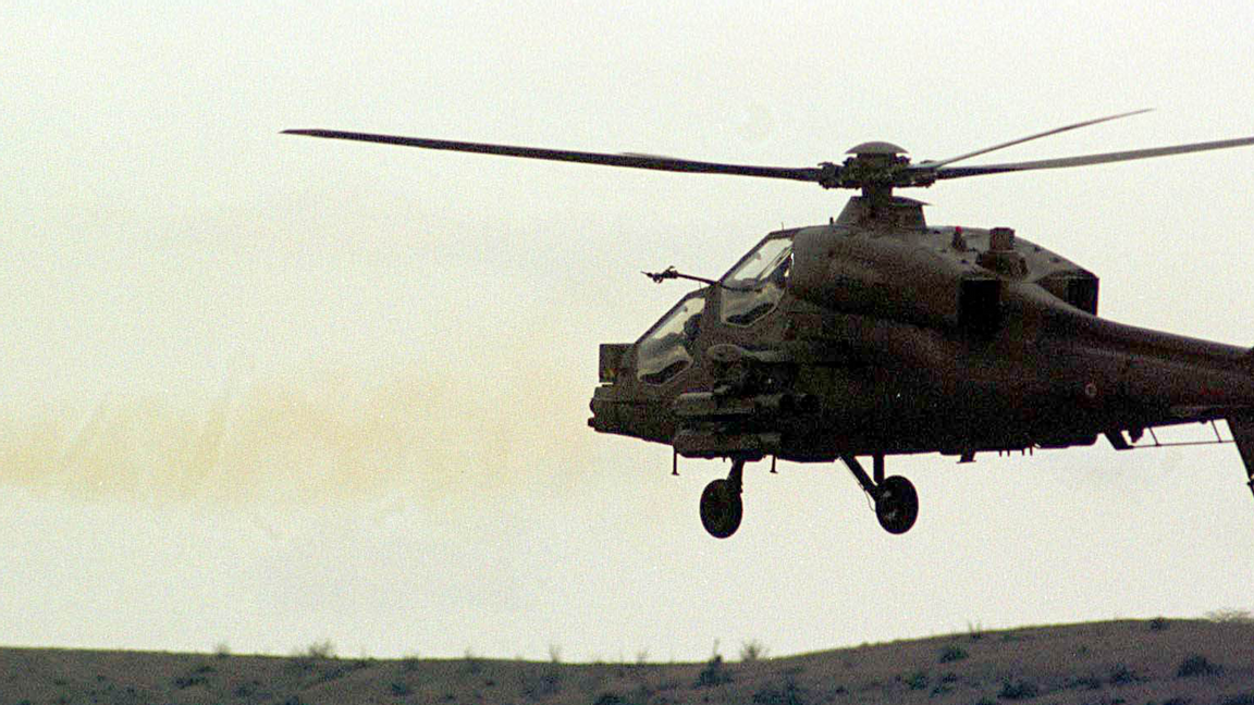 Fem döda efter helikopterolycka. Foto: Boris Grdanoski/AP/TT (arkivbild)