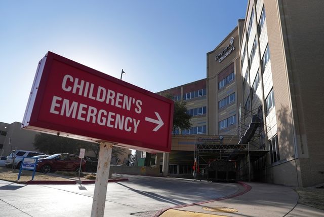 Ett barnsjukhus i staden Lubbock i Texas. Mary Conlon/AP/TT