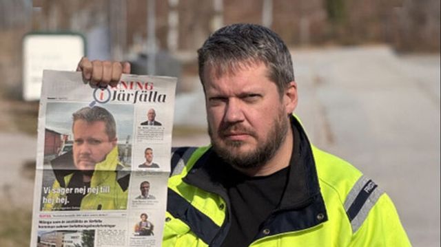 Fredrik Grufman (MED) är ansvarige utgivare för den nya lokaltidningen ”Varning i Järfälla” Foto: Medborgerlig samling. 