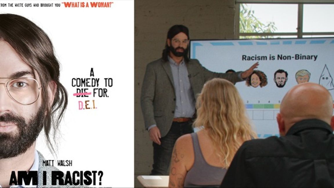 Björn Norström recenserar Matt Walshs nya film Am I Racist. Foto: Daily Wire