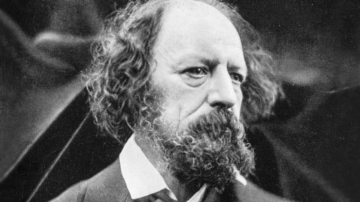 Poeten Alfred Tennyson. Foto: Okänd. Källa: TT.