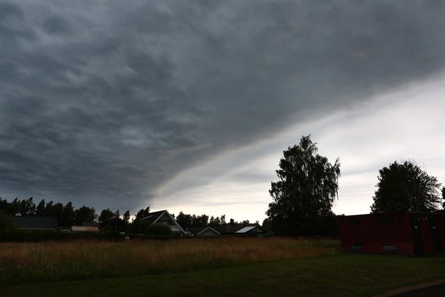 Orange varning har utfärdats inför det kommande regnovädret. Arkivbild. Foto: Jeppe Gustafsson/TT