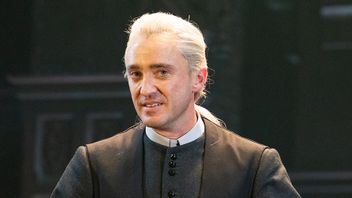 Tom Felton spelade Draco Malfoy i Harry Potter-filmerna. Här på Broadway i pjäsen "Harry Potter and the Cursed Child". Foto: CJ Rivera/AP/TT