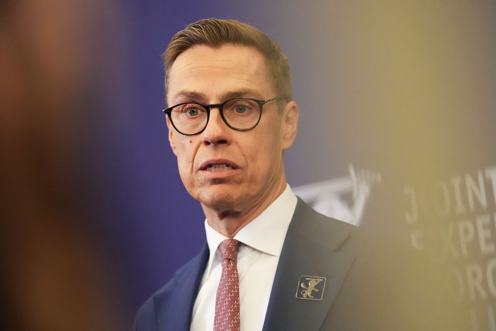 Finlands president Alexander Stubb, fotograferad tidigare i december under ett besök i Estland. Foto: Sergei Grits/AP/TT