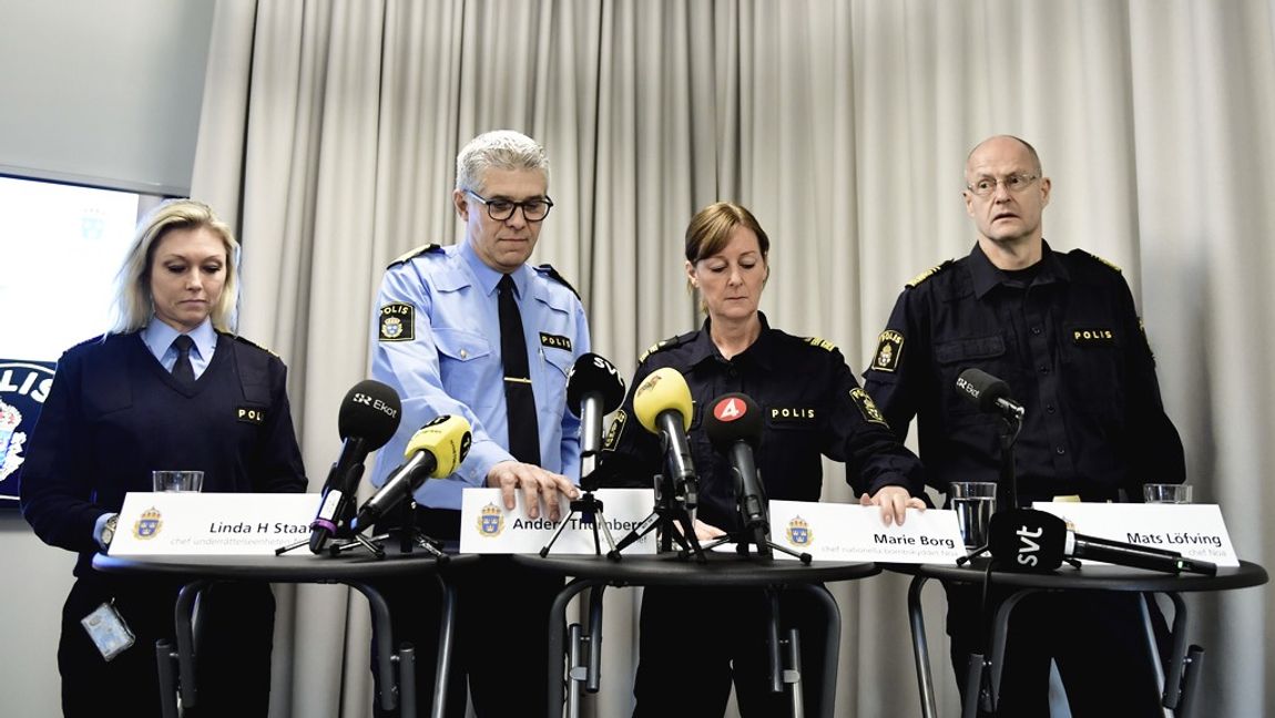 Tre av dem som har raserat förtroendet för polisen när det uppdagades hur chefsjobb tillsats, hur interna anmälningar hanterats och en relation som förvånat alla. Men också en rikspolischef som aldrig satt stopp och började agera när media började komma med avslöjanden. Foto: Stina Stjernkvist/TT